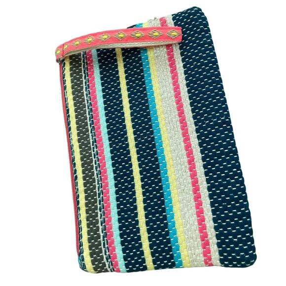 American & Beyond Clutch Wristlet Embellished Hand Beaded sequin knit aesthetic - Picture 8 of 11